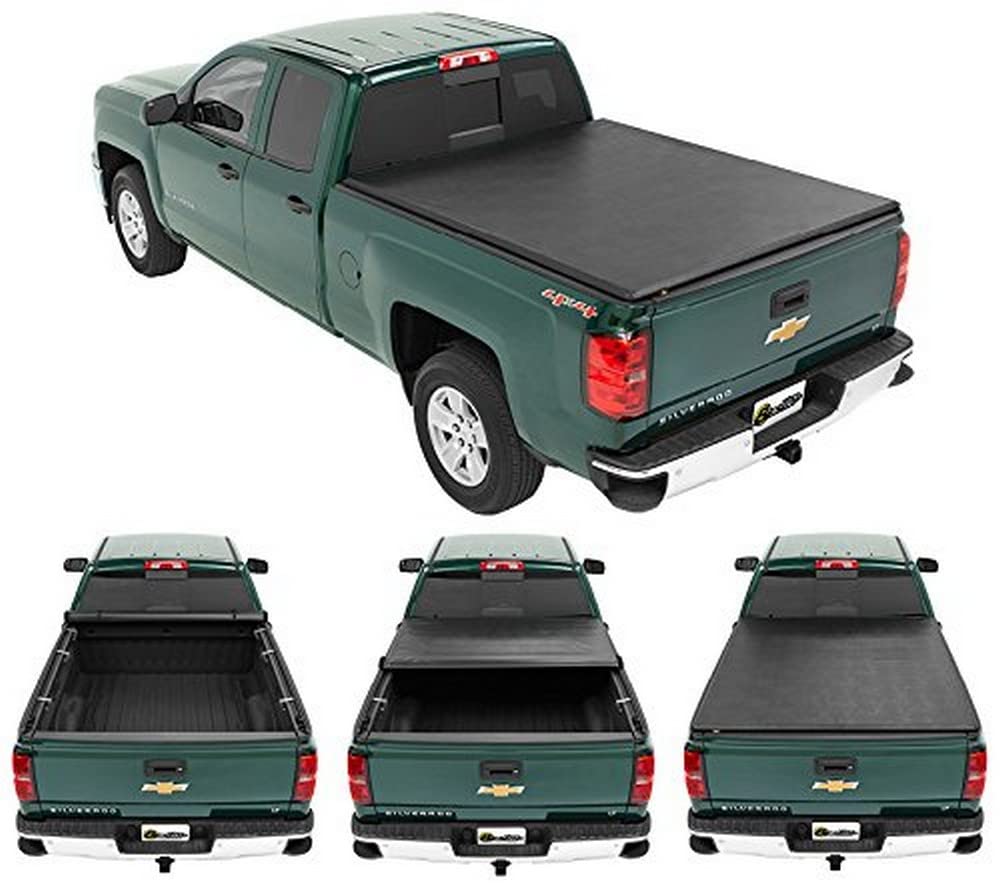 Bestop 1920501 EZ-Roll Soft Tonneau Bezug für Chevy/GMC 99–07 Silverado/Sierra Fleetside Classic Modell, passt nicht für neue Karosserie-Stil, 16,5 cm Bett von Bestop