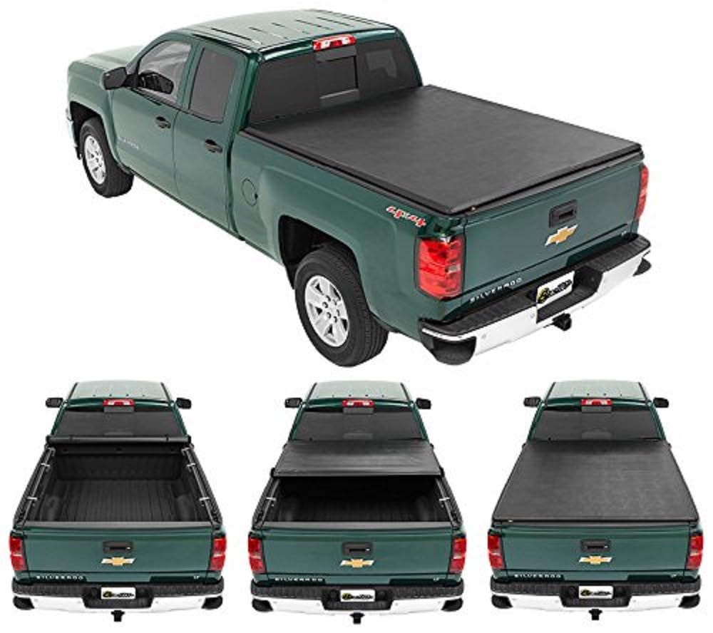 Bestop 19211–01 EZ-Roll Tonneau Abdeckung für Chevy/GMC 07–13 Silverado/Sierra; passt nicht auf klassischen Körperstil; ohne Bettmanagement-System 16,5 cm Bett von Bestop