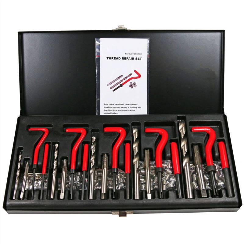 Best Q 131-teiliges set für Gewinde-Nachgewinde, metrisches M5, M6, M8, M10, M12 von BestsQ