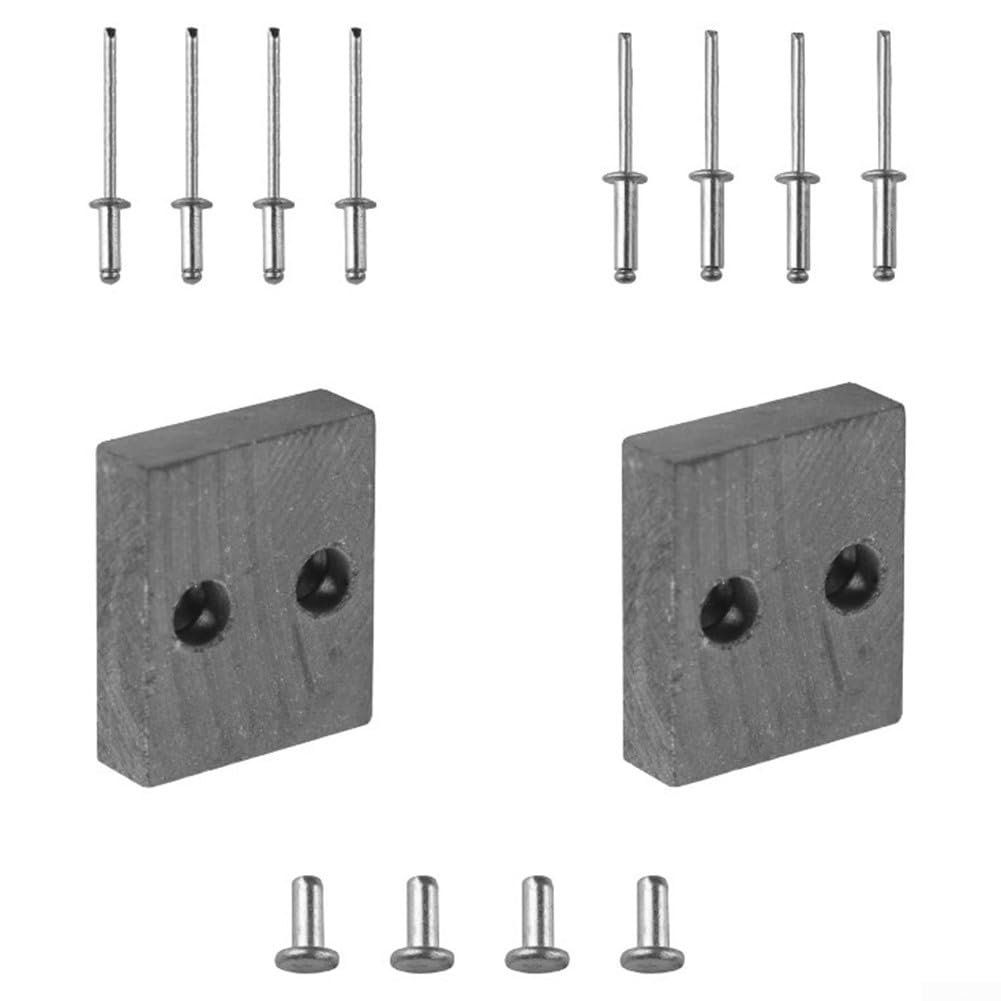 Besttoolifes 2 Stück Hochleistungs-Bremssatz für XT1 LT42 XT2 Modelle Asbestfreie Rasenmäher-Teile kompatibel mit XT1 LT46 XT2 LX42 FAB CCC600, verbesserte Sicherheit 761-05007 von Besttoolifes