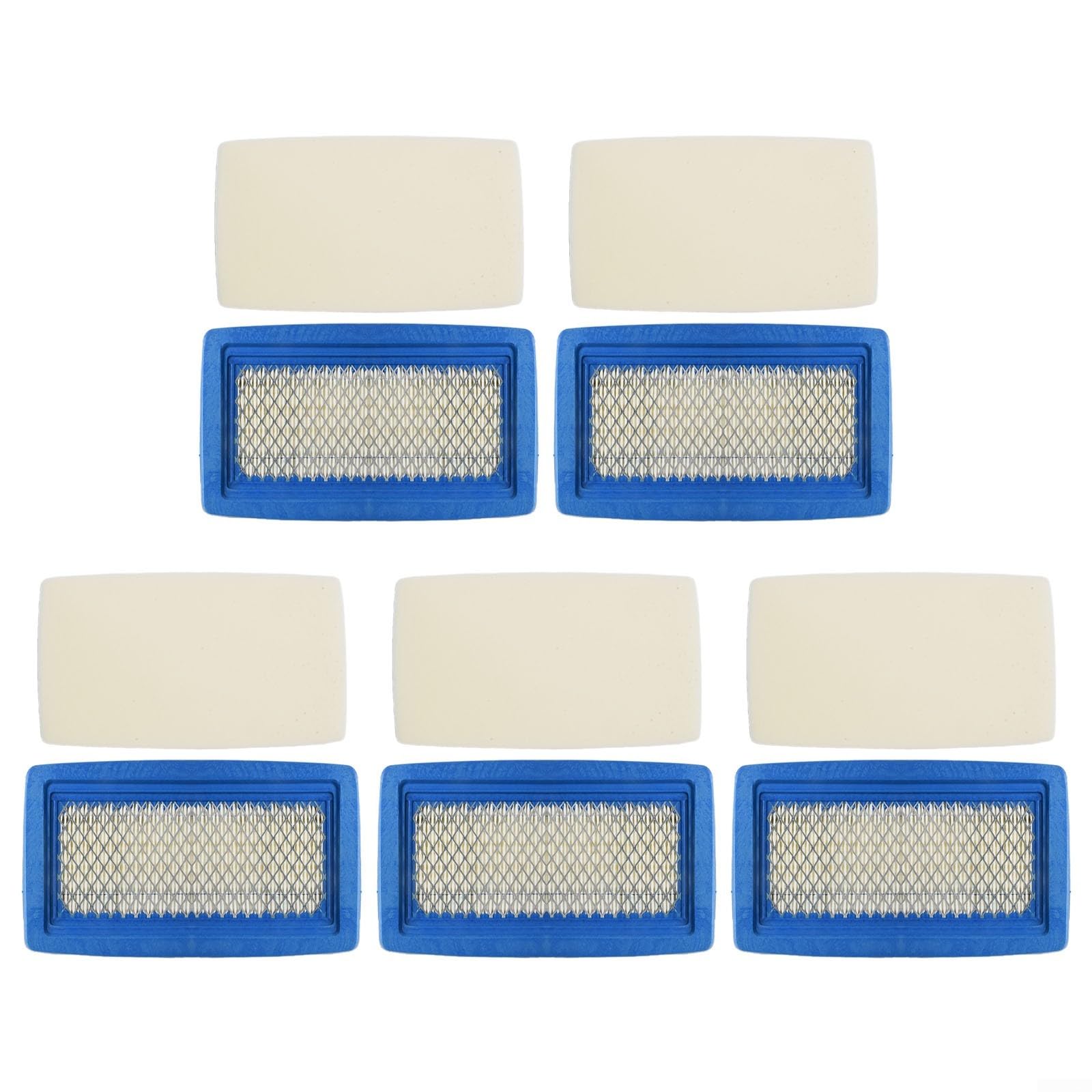 Besttoolifes 5er-Pack Luftfilter & Vorfilter-Set, Laubbläser-Luftfilter-Set, 5er-Pack Ersatz-Set, für PB-8010 PB-9010 Laubbläser, schnelle Wartung von Besttoolifes