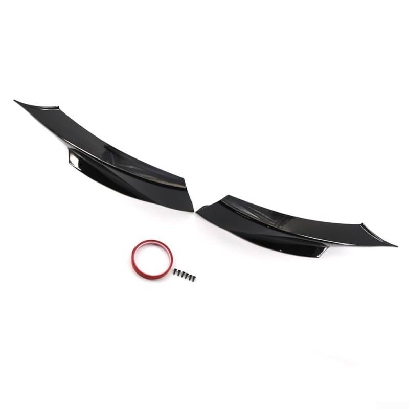 Besttoolifes E90 E91 3er M-Tech LCI 2009-2012 Frontstoßstange Seitensplitter Spoiler Lippe Abdeckungen Glänzend Schwarz ABS Kunststoff Außenleiste Zierleiste Autozubehör von Besttoolifes