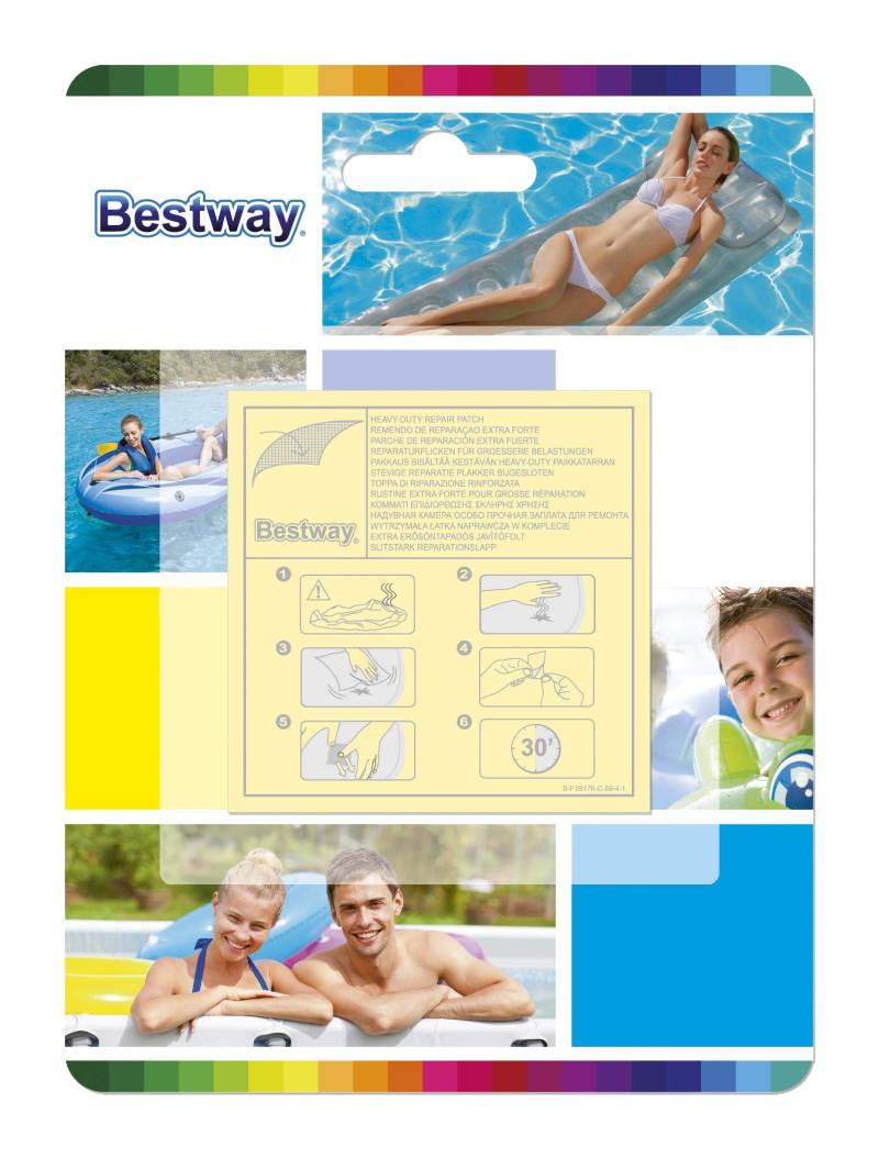 Bestway Selbstklebende Reparaturflicken 62068 (20 Stück) von Bestway