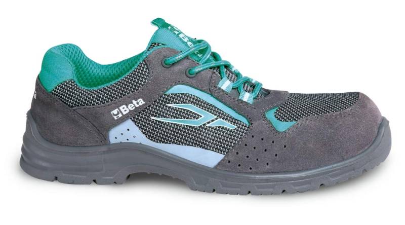 Beta 7212LG - Damenschuhe aus perforiertem Wildleder mit Mesh-Einsätzen von Beta