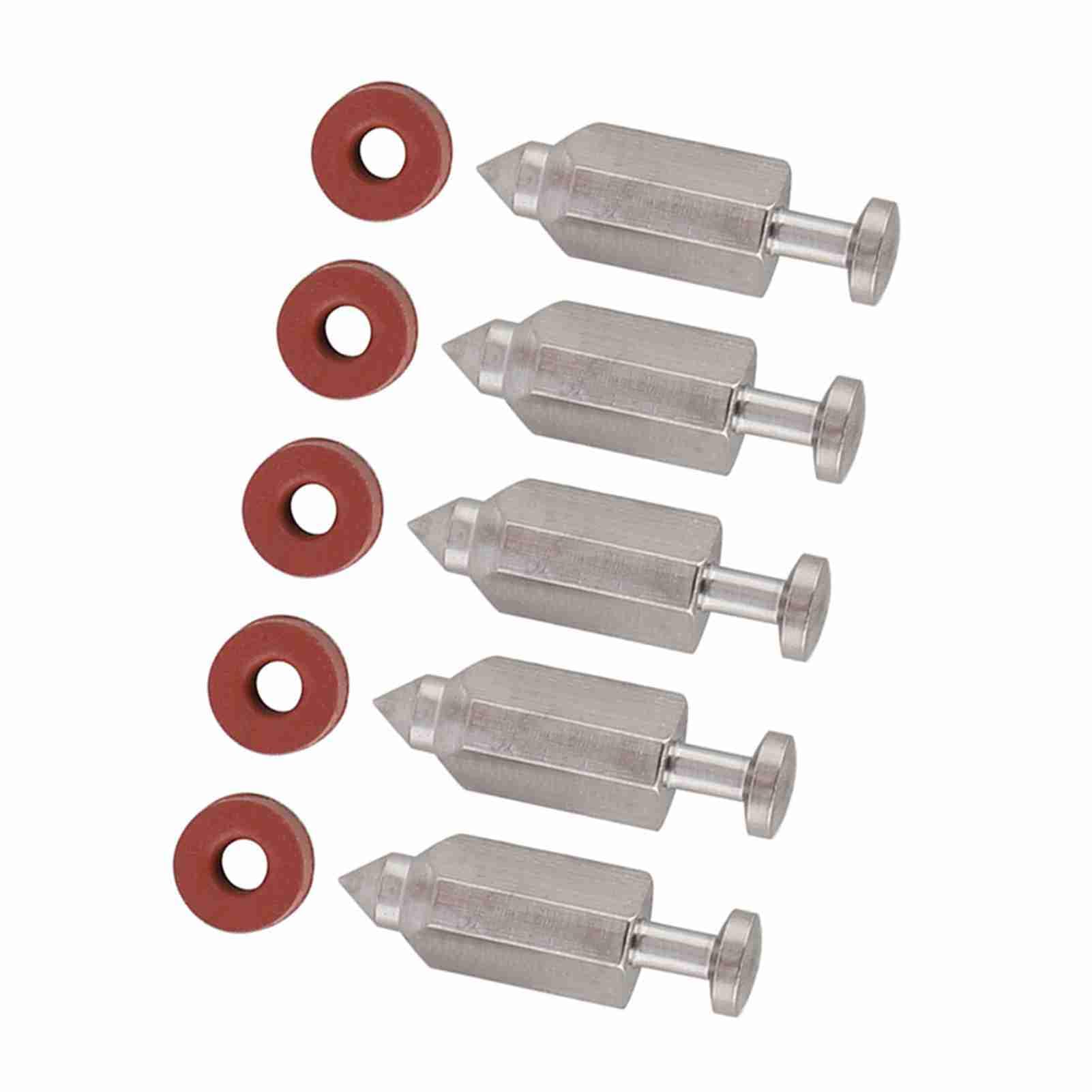 10-teiliges Vergaser-Schwimmerventil-Nadelsitz-Set, Rasenmähermotor-Vergaser-Vergaser-Nadelsitz-Dichtungs-Reparatursatz für 398188 von Beufee