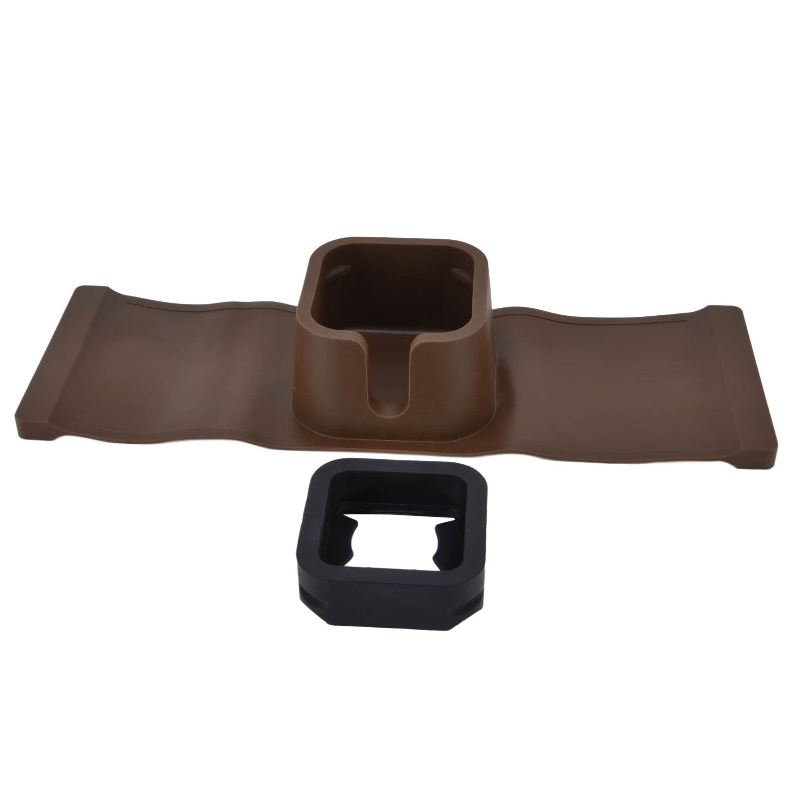 Couch-Getränkehalter, Sofa-Armtablett, Getränkehalter, Tablett, Sofa-Armlehnen-Organizer, Couchtisch, Armlehne, Couch-Organizer, Caddy, Silikon-Stuhl-Getränkehalter für Wohnzimmer (Ordinary Brown) von Beufee