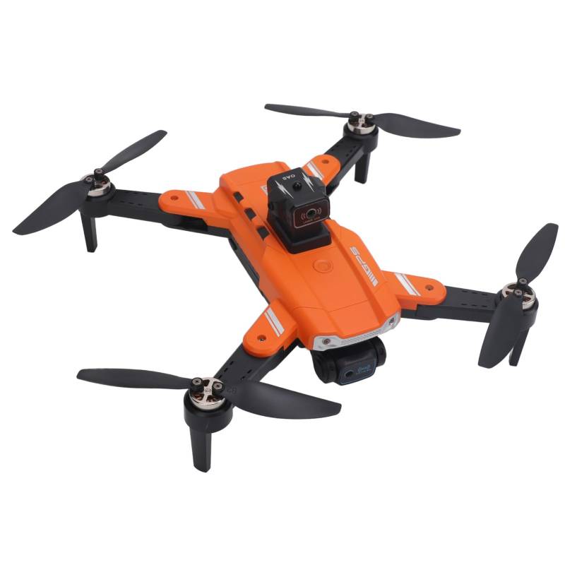 Drohne mit Kamera für Kinder und Erwachsene, RC Quadcopter, Faltbare FPV Drohne, 360 Grad Hindernisvermeidung, 3000mAh Akku, RC Drohnengeschenke für Anfänger (ORANGE) von Bewinner