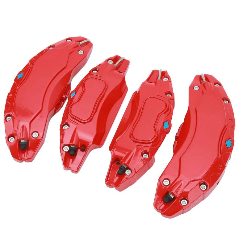 For Model Y Sporty Wheel Hub , 4 Pieces Red, Yellow, Disc Brake Caliper Protective Cover, Replacement For 19 Inch/20 Inch Wheel Hub, Model Y 2017-2023 (Red) von Bewinner