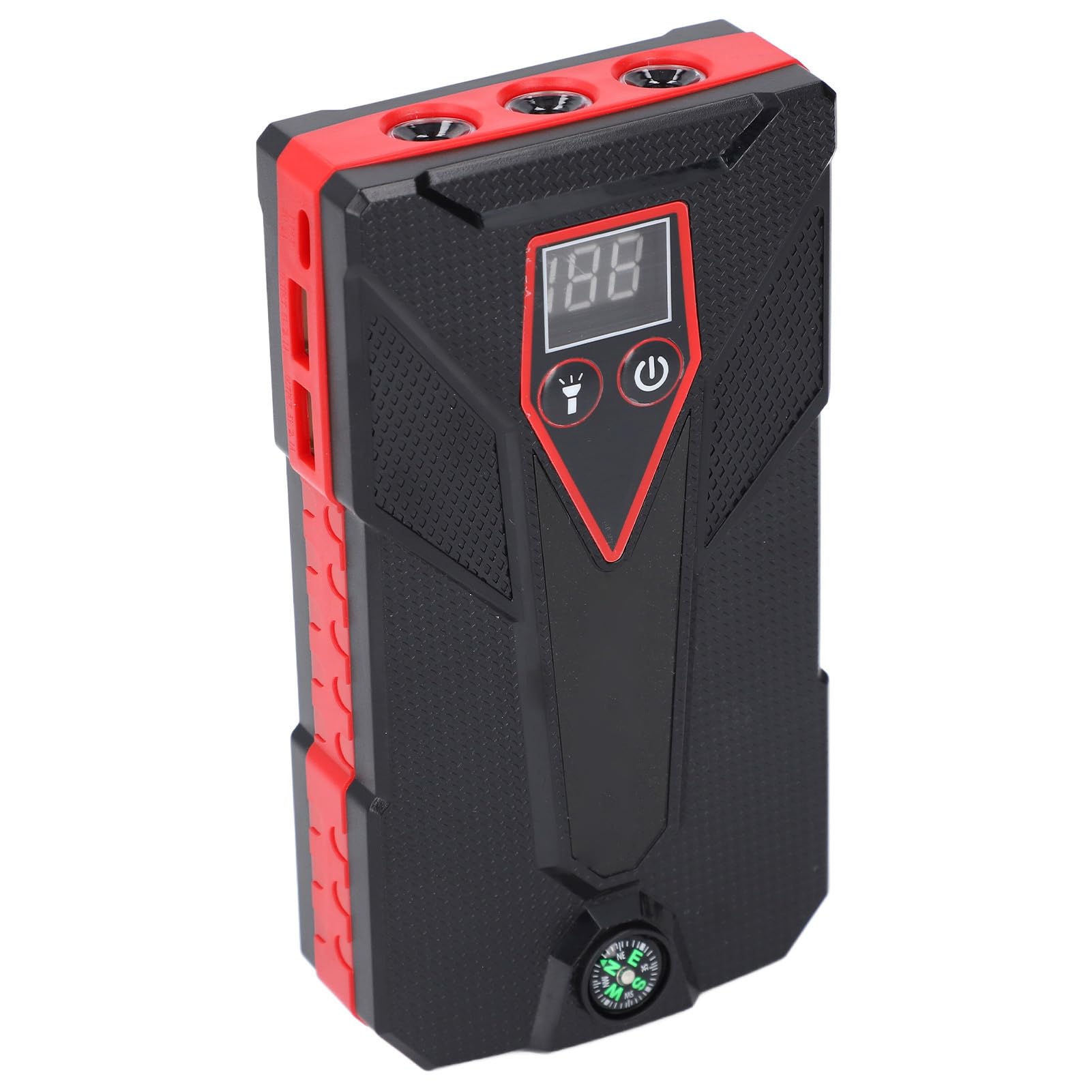 Tragbarer Starthilfe, 12V 1000A Starterbatteriesatz mit LCD-Display, Eingebauter 20000mAh, Dual-USB-Anschluss, Autobatterie-Booster für 7L-Benzin- und 5,5L-Derv-Motoren von Bewinner