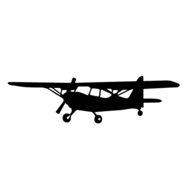 Bhysfenhgttvv 3 stücke Autoaufkleber15,1 cm * 4,2 cm Schönes Flugzeug Vinyl Aufkleber Auto Aufkleber Schwarz von Bhysfenhgttvv