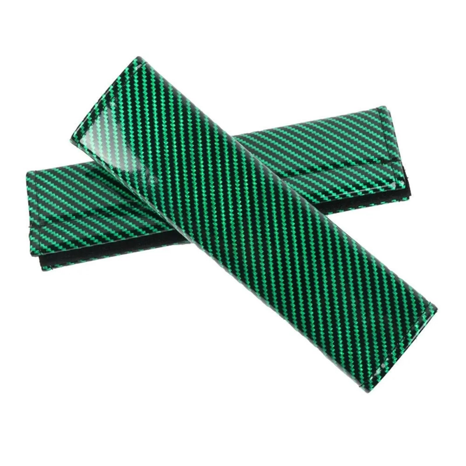 1 Set Carbon Fiber Blau Auto Sitz Gürtel Schulter Schutz Auto Sicherheit Gürtel Abdeckung Auto Interni Auto Zubehör(Green) von Bieqiair