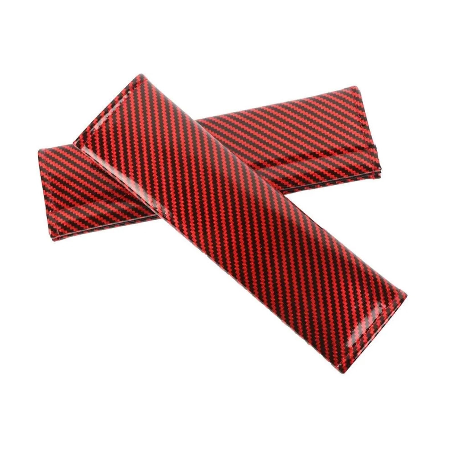 1 Set Carbon Fiber Blau Auto Sitz Gürtel Schulter Schutz Auto Sicherheit Gürtel Abdeckung Auto Interni Auto Zubehör(Red) von Bieqiair