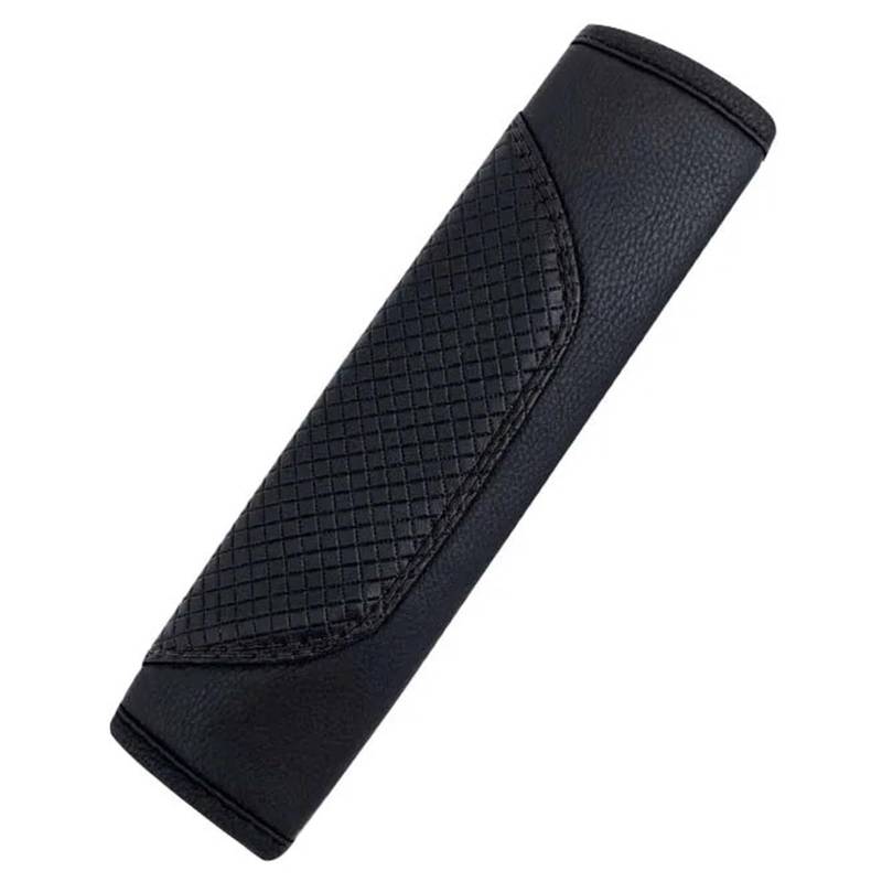 Auto Sitz Gürtel Schutz Pad Leder Schulter Kissen Abdeckung Sicherheit Gürtel Schutz Abdeckung Innen Dekoration Accessori(Black) von Bieqiair