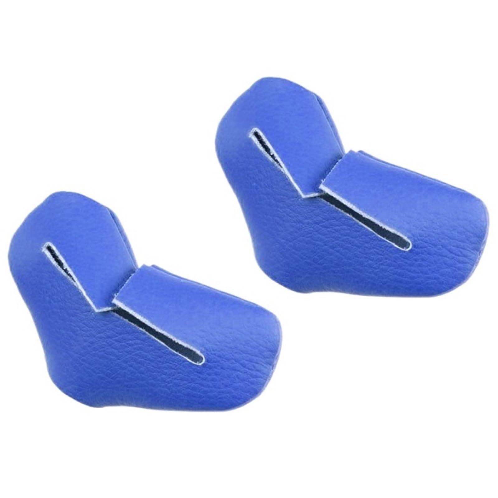 Auto-Styling Sitz Gürtel Schnalle Clip Protector Leder Trim Innen Taste Fall Anti-Scratch Abdeckung Sicherheit Zubehör(Blue) von Bieqiair