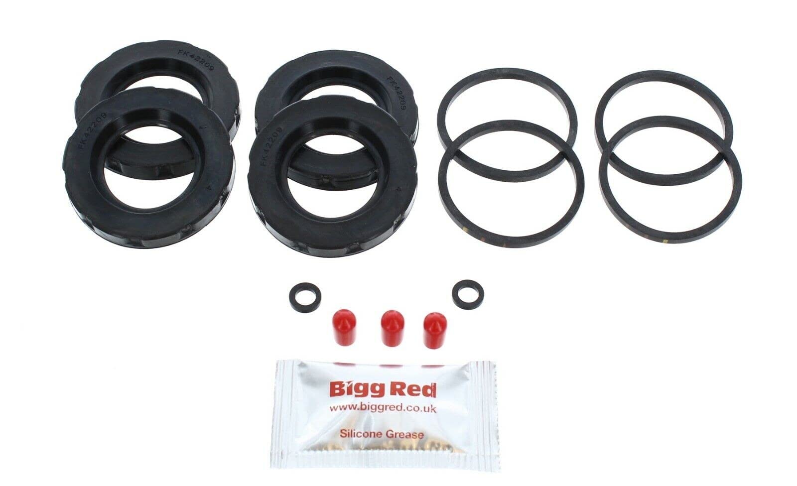 Bigg Red - Bremssattel Reperatursatz - Vorne Links & Rechts - Für Perrot 4 x 44mm Kolben Bremssattel - Kompatibel Wählen Sie Modelle - 204405S von Bigg Red