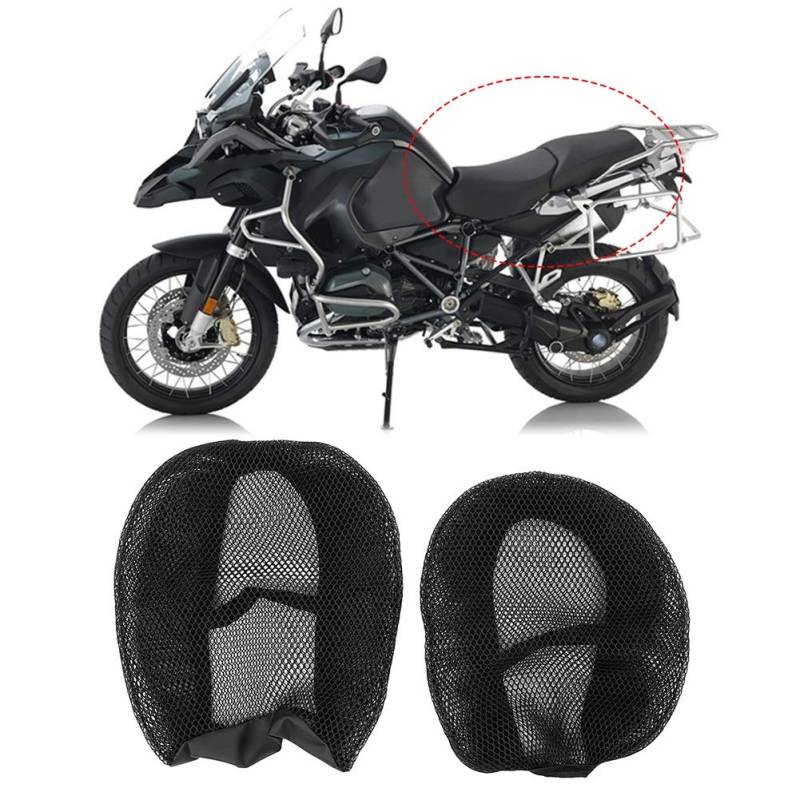 BigKing Motorrad-Sitze, atmungsaktive Motorrad-Sitze Decken Netzschutz ab und passen für die Wasserkühlung R1200GS von BigKing