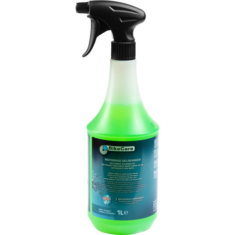 BikeCare Motorrad Gelreiniger 1000ml mit Sprühkopf von BikeCare