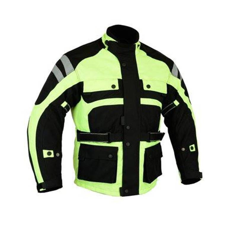 Bikers Gear Australia Wasserdichte Jacke, hohe Sichtbarkeit, Größe 48 von Bikers Gear