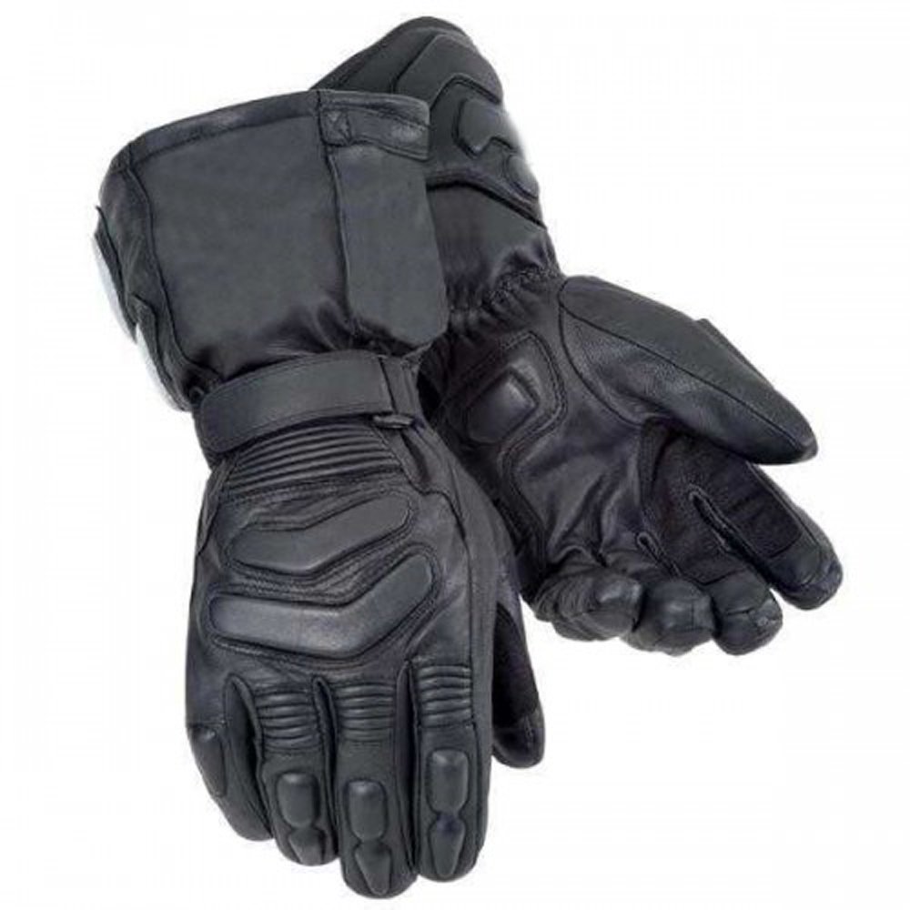 Bikers Gear Storm Winter Thinsulate Kevlar und Hipora Wasserdichte Handschuhe, Schwarz, Größe: 2XL von Bikers Gear