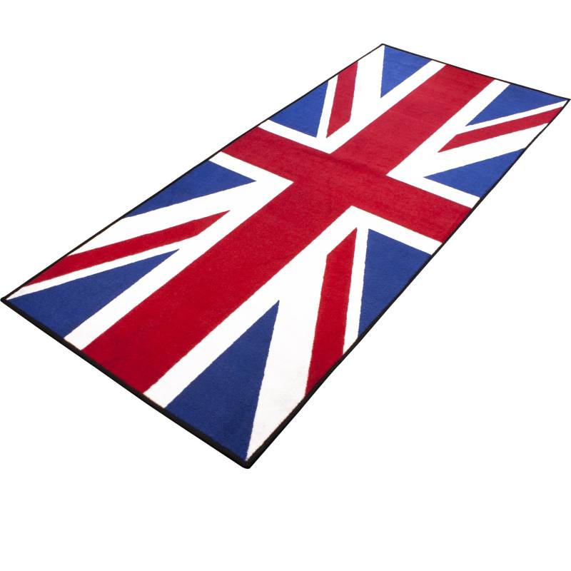 BIKETEK Werkzeug Tool Motorrad Werkzeug Tools Garagenmatte 190x80cm Union Jack, Unisex, Multipurpose, Ganzjährig, Nylon von Biketek