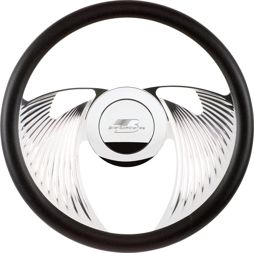 Billet Specialties 29825 35,6 cm poliertes Eagle-Lenkrad von Billet Specialties