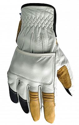 Biltwell Belden, Handschuhe - Weiß/Schwarz/Gelb - XXL von Biltwell