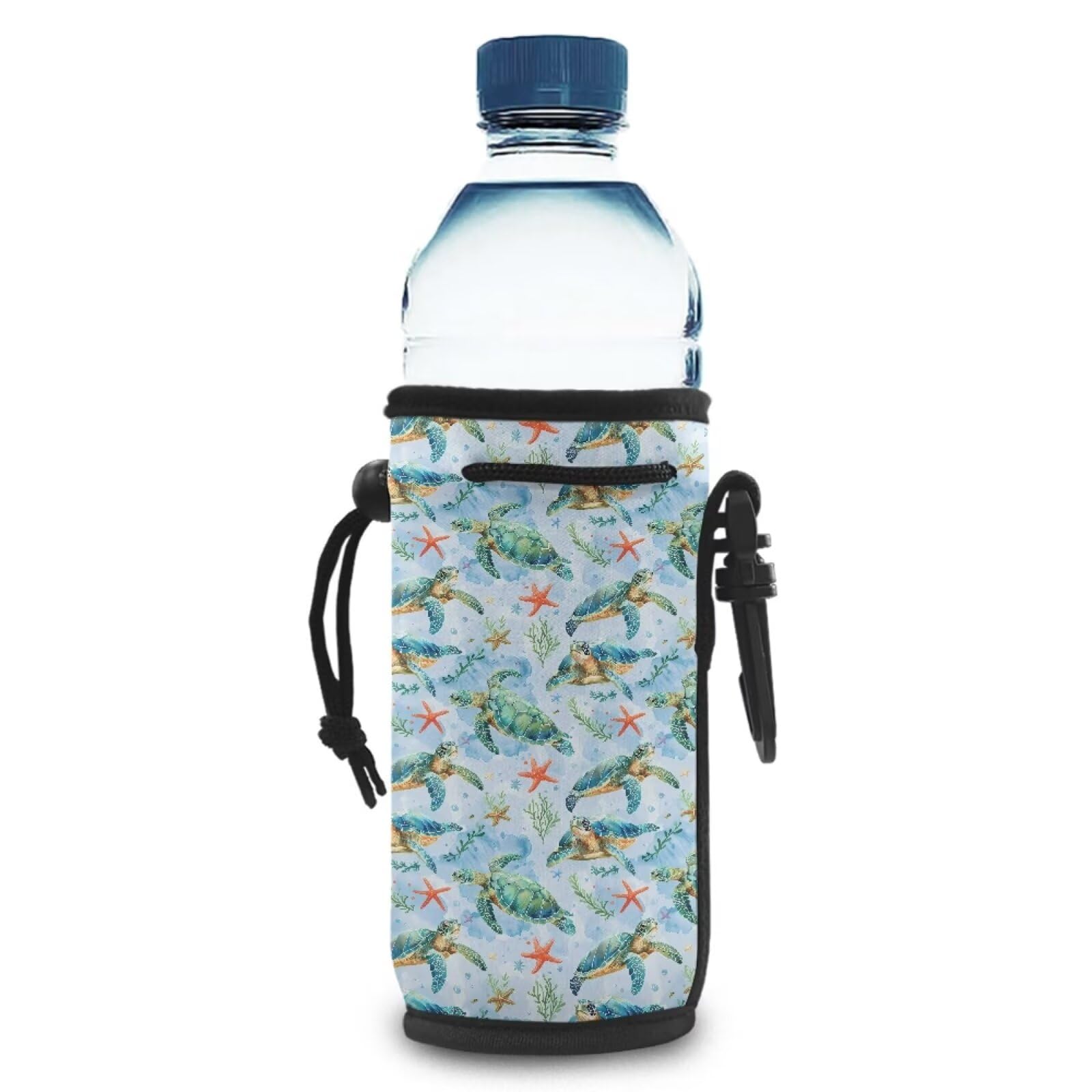 Binienty Turtle Wasserflaschenhülle für Erwachsene und Kinder, Neopren, isoliert, 500 ml von Binienty