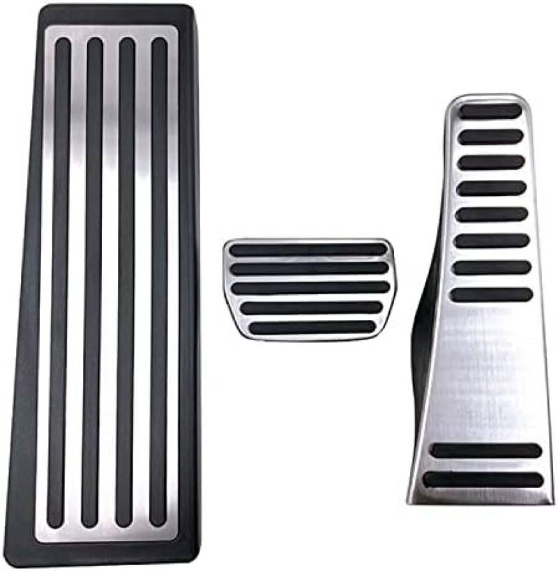 For Volvo XC60 XC90 S90 V90 2018-2020, Stainless Steel Car Accelerator Pedal Fuel Pedal Brake Footrest Pedals Cover Accessories von BinwoLoBLM