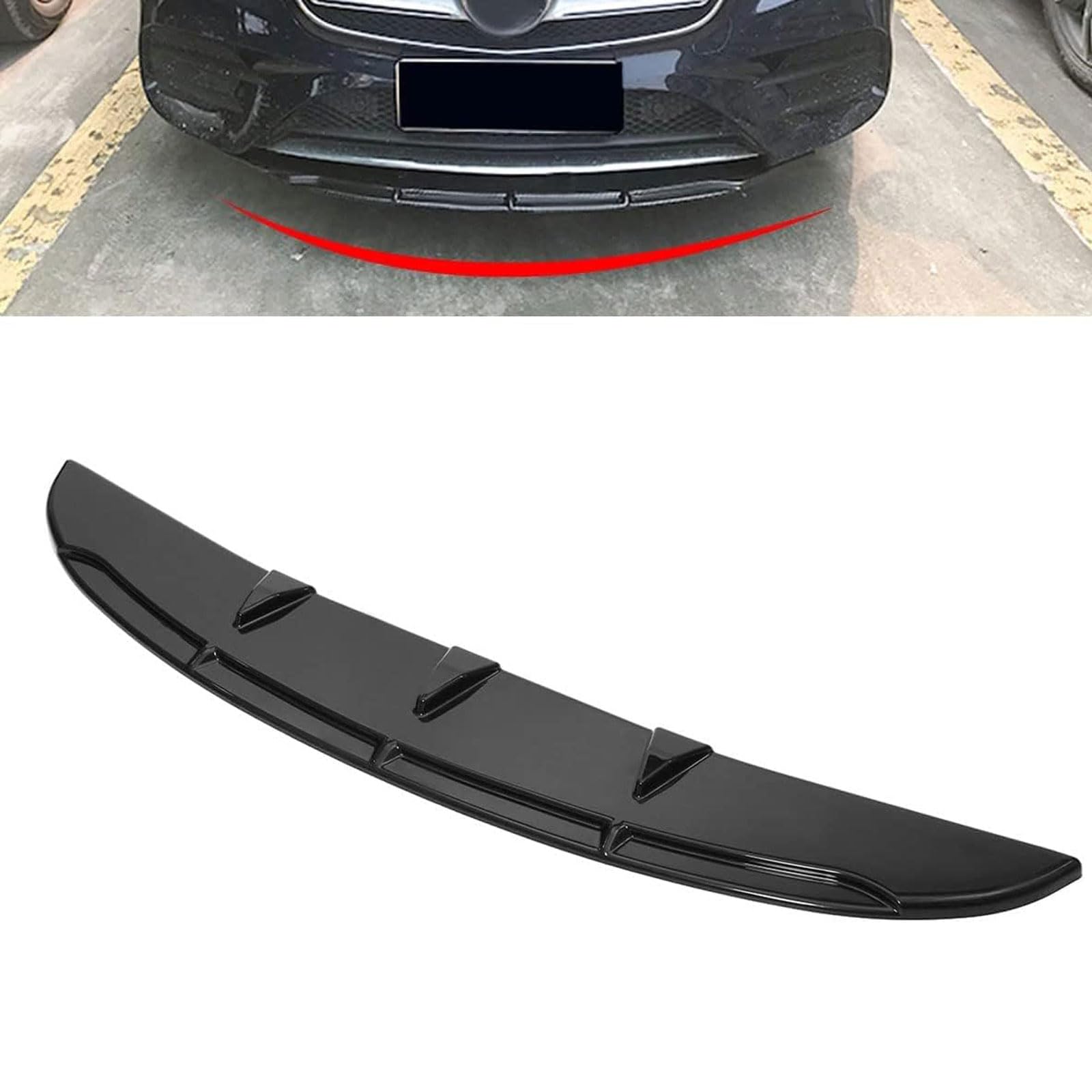 Auto Frontspoiler für Mercedes Benz B-Class W242 W245 W246 W247, Frontstoßstange Spoiler Lippe Diffusor Splitter, Auto Styling Zubehör von BioNyt