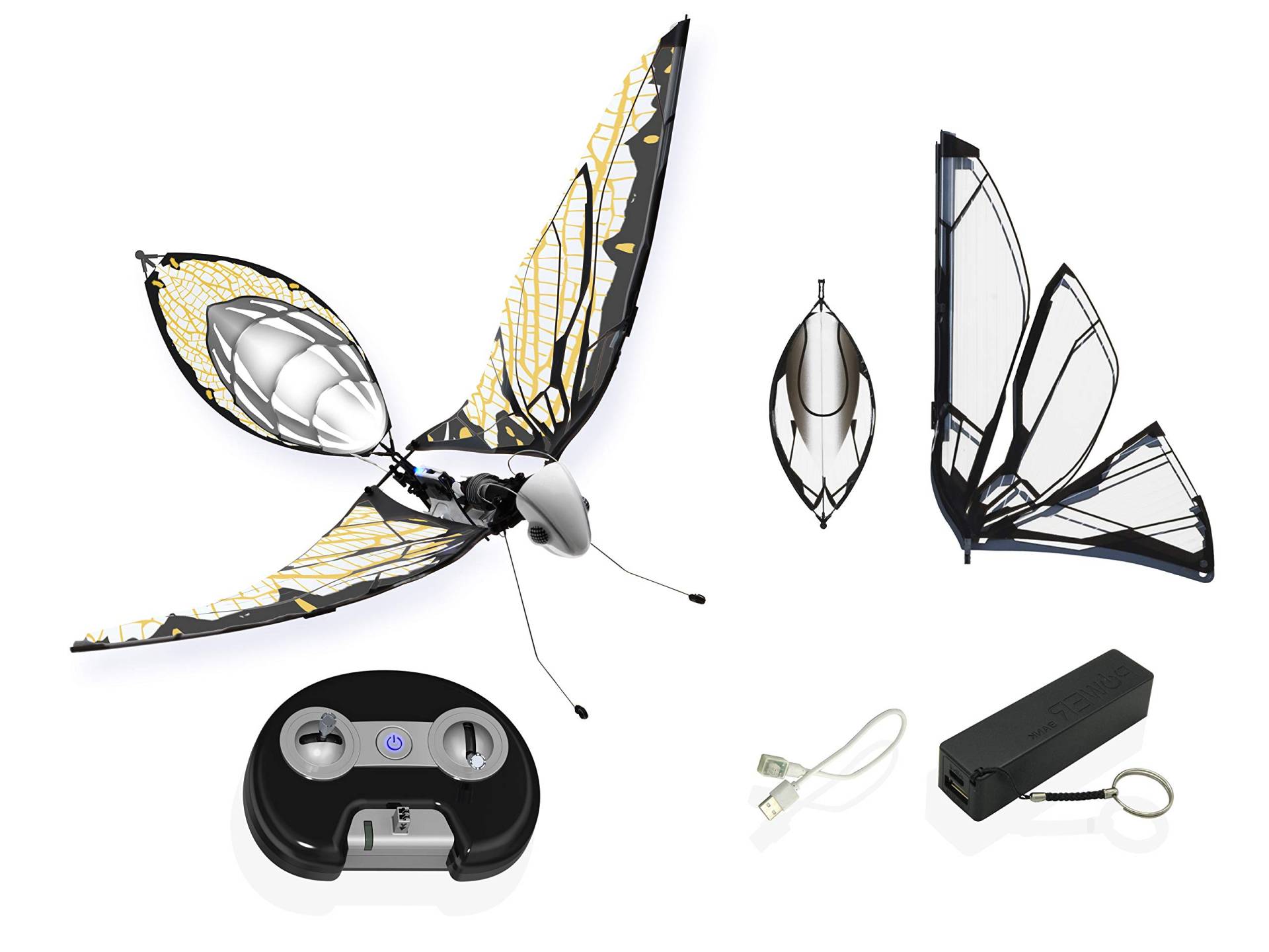 MetaFly Upgrade Kit by Bionic Bird Hight-Tech Funkgesteuerte Biomimetische Elektronische DROHNE Insekten mit zusätzlichem Zubehör von BionicBird