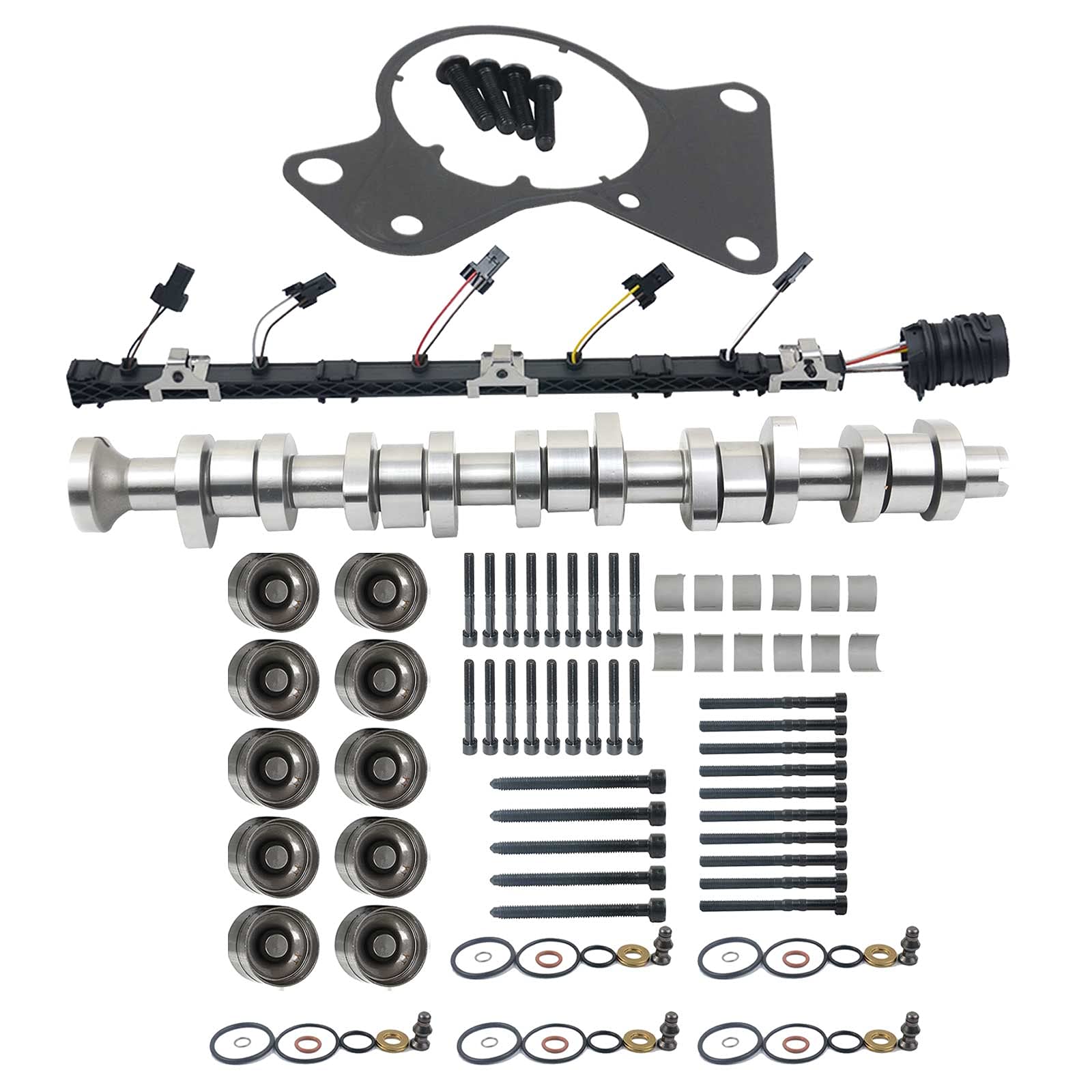 Bisenya Nockenwellensatz 070109101P 070103673A 038103673C 070 971 033 Kompatibel mit T5 Mu ltiv an V To uar eg 2.5 TDI 038 103 714 070103673B 038198051 von Bisenya