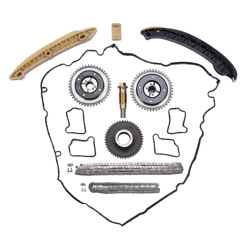 Bisenya Steuerkettensatz Nockenwelle Kettenrad Ersatz für C180 C200 C230 C160 E200 CLK C209 SLK R171 E-Klasse T-Modell S211 2710500647 2710500847 2710500947 2710501247 2710521703 von Bisenya