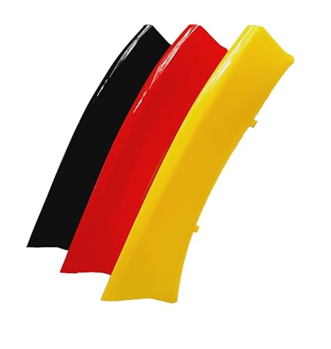 BizTech ® Clip In Kühlergrill Einsätze Kompatibel mit BMW E89 Z4 2009-2016 9-Balken Stats Bars Motorhaube Nieren Sport Streifen Abdeckung Deutschland Flagge Farben von BizTech