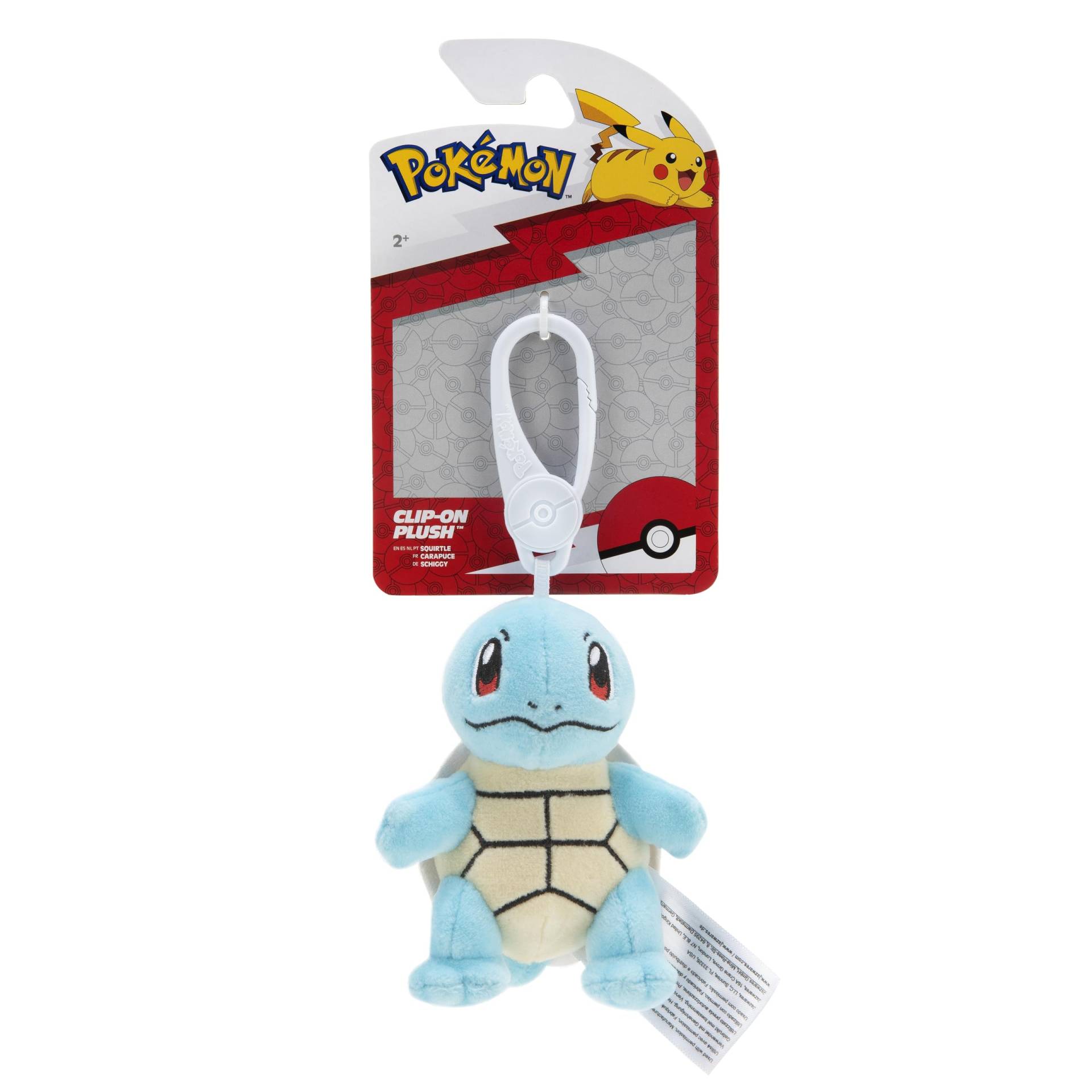 Bizak Pokemon Plüsch Anhänger Squirtle Schlüsselanhänger mit Mini Plüsch Spielzeug für Schlüssel Rucksack Offiziell Anime-Produkt Geschenk für Kleinkinder oder Erwachsene (63225177-3) von Pokémon