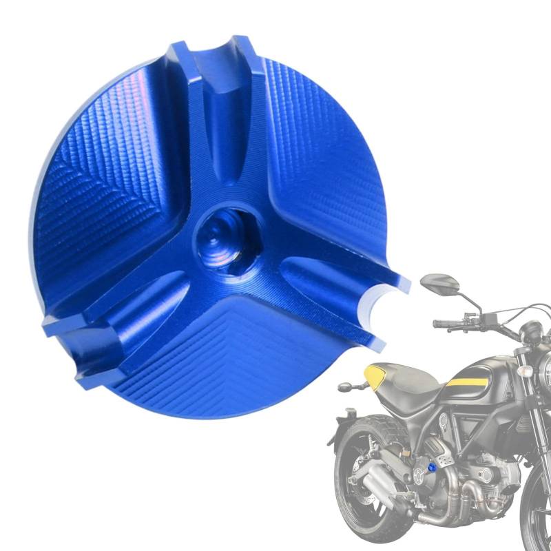 Bkljkf Motorrad-Öltank-Schraubenabdeckung, Motoröldeckel aus Aluminiumlegierung,Aluminium-Motorrad-Motoröl-Einfüllstopfen-Getriebetank-Abdeckung - Anti-Diebstahl-Öltankschraube, von Bkljkf