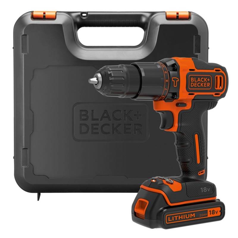 Black + Decker BDCHD18K-GB 18 V Schlagbohrschrauber, UK-Stecker, Bedienungsanleitung evtl. Nicht in Deutscher Sprache von BLACK+DECKER