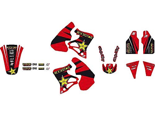 BLACKBIRD Sticker Set Grafiken für Motorrad Cross Enduro Rockstar Honda Cr 125 1993 1994 1995 1996 1997 Honda Cr 250 1992 IN Crystall 5 MM von Blackbird