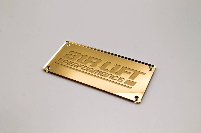 Airlift Performance 3P 3H 3S Ventilblock Cover (Gold (Spiegel), NewStyle: 59x110 mm) von Blacked LaserTEC