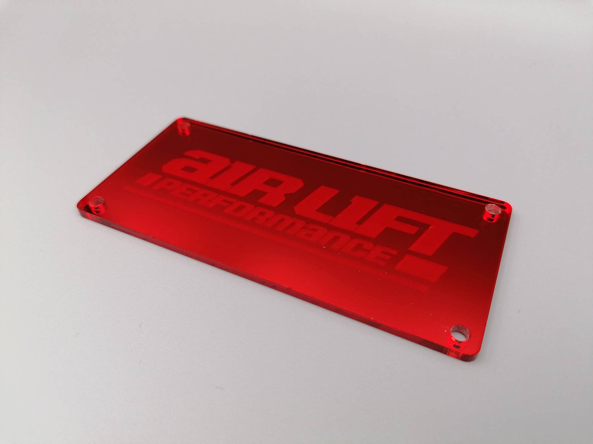 Airlift Performance 3P 3H 3S Ventilblock Cover (Rot (Spiegel), NewStyle: 59x110 mm) von Blacked LaserTEC