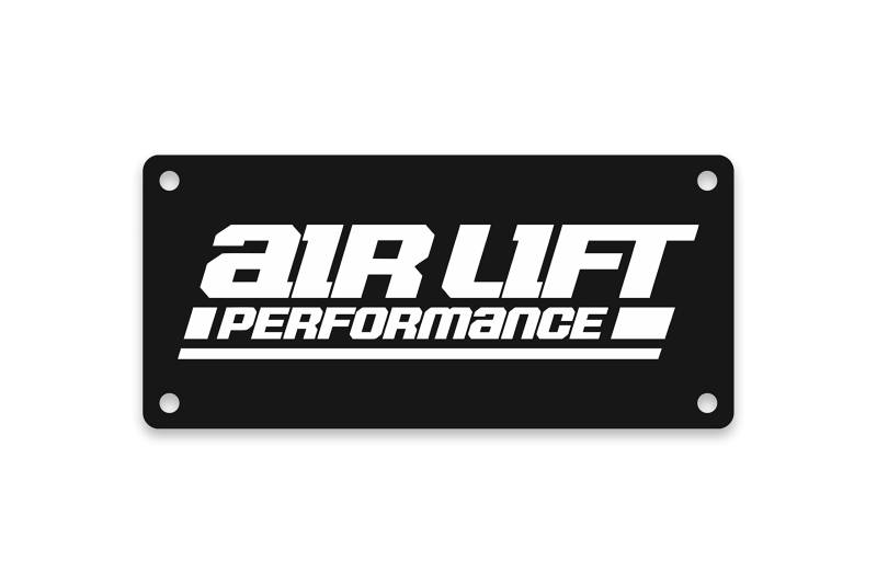 Airlift Performance 3P 3H 3S Ventilblock Cover (Schwarz (Matt), Oldstyle: 51x110 mm) von Blacked LaserTEC