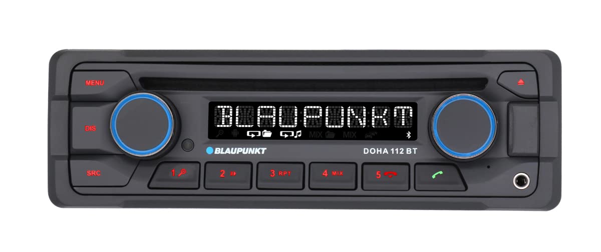 Blaupunkt 1-DIN, Bluetooth-Freisprecheinrichtung, 12 V, Heavy Duty Design DOHA112BT von Blaupunkt