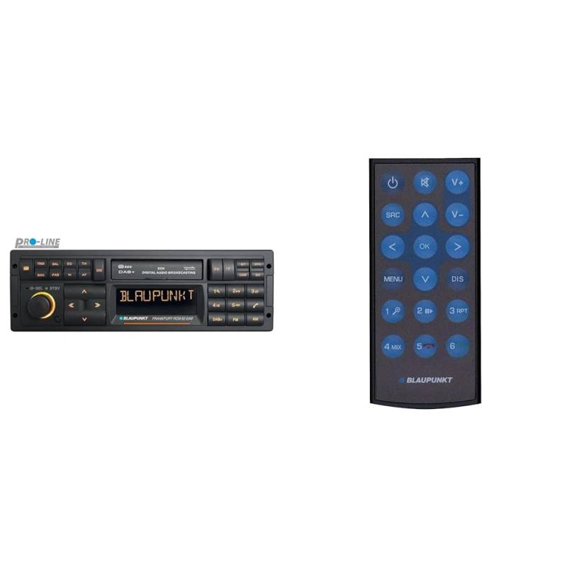 Blaupunkt Frankfurt RCM 82 Autoradio Anschluss für Lenkradfernbedienung, Bluetooth-Freisprecheinr & IR-Remote Control Scheckkartenfernbedienung von Blaupunkt