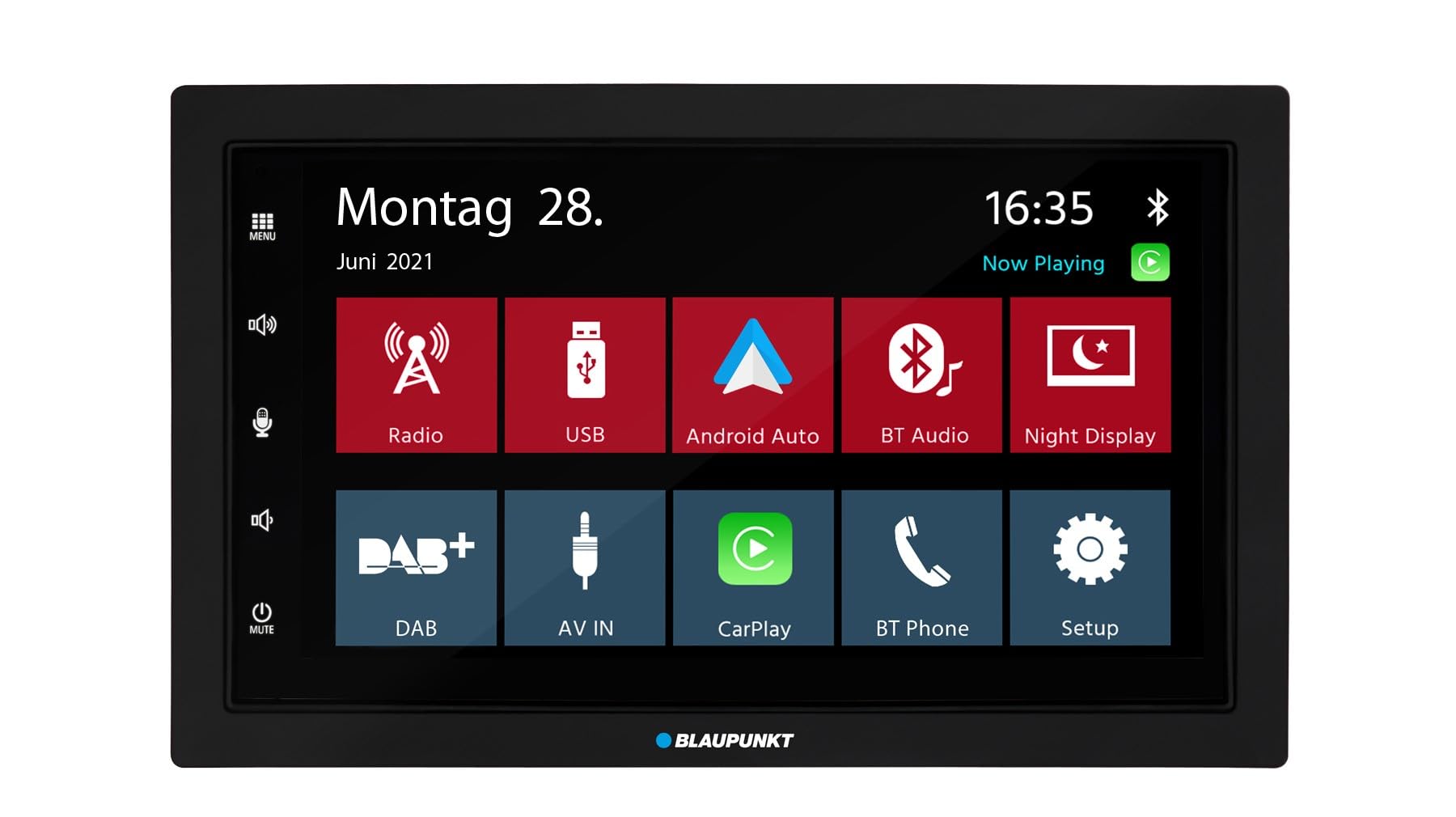 Blaupunkt Oslo 600 DAB, 2-DIN Car-Multimedia, 7 Zoll Touchscreen, Wireless CarPlay, Wireless Android Auto, DAB+, Bluetooth, Freisprecheinrichtung, USB, Eingang Rückfahrkamera, 180 Watt von Blaupunkt