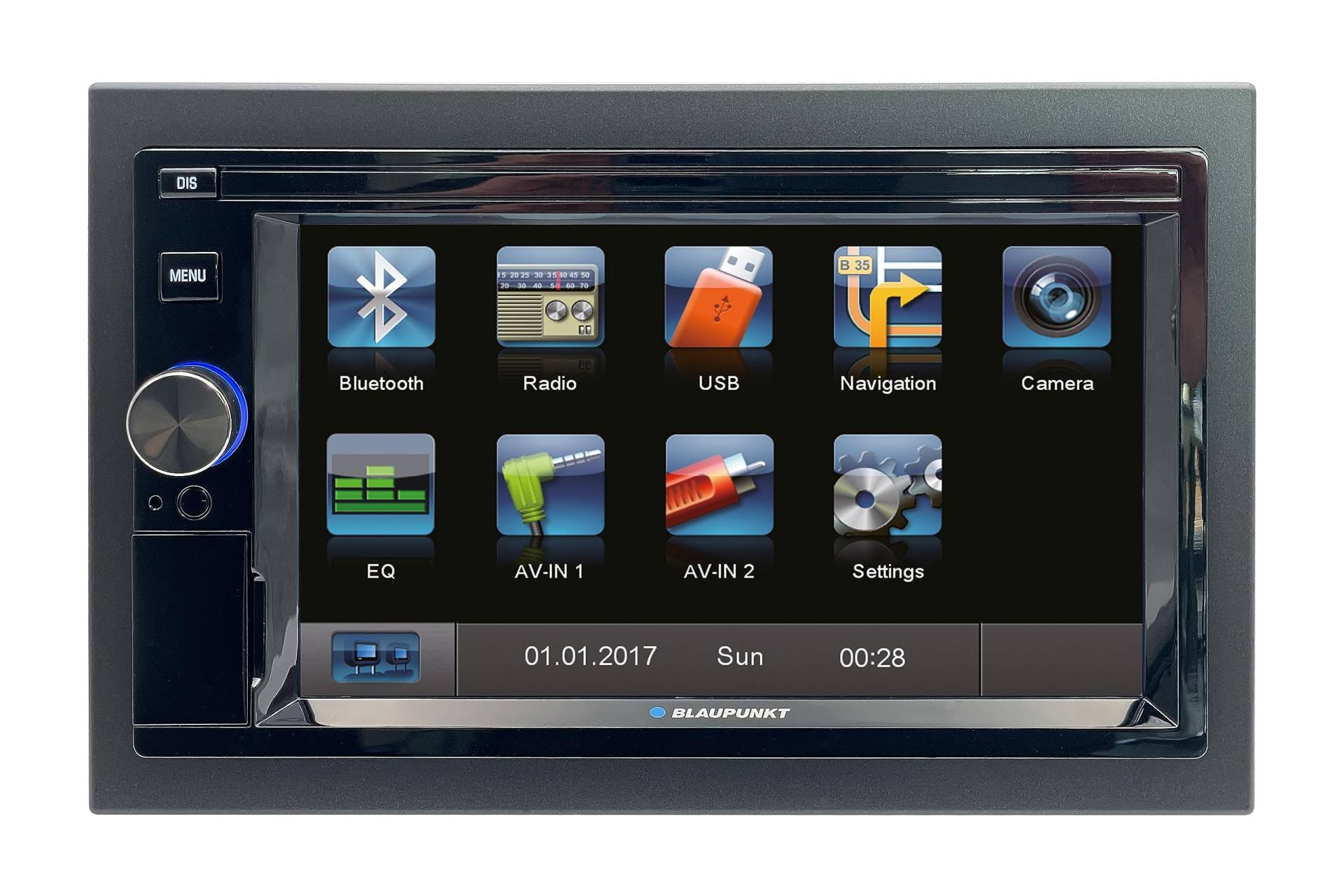 Blaupunkt Santa Cruz 370 DAB, 2-DIN Car-Multimedia, 6,2 Zoll Touchscreen, Navigation vorbereitet (Software separat erhältlich), Bluetooth, Freisprecheinrichtung, 2x USB, SD-Kartenleser, 180 Watt von Blaupunkt