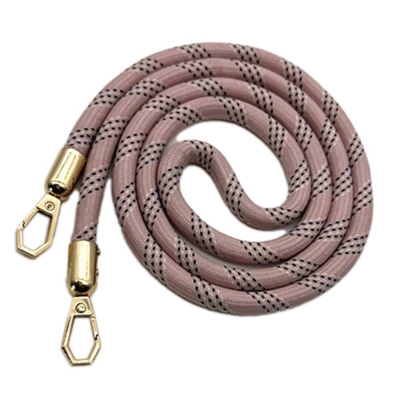 Bunter Schmaler Schultergurt Taschenbügel Ersatz Griff Geflochtene Taschenriemen,Abnehmbare Tasche Gürtel Handtaschen-Ersatzgriff für Handtaschen Umhängetasche Geldbörse,120 cm,Rosa von Blausky