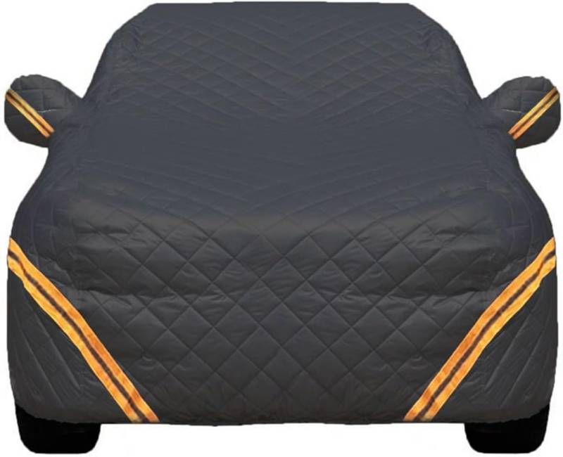 Anti-Hagel-Autoabdeckung for Volkswagen T-ROC, wasserdichte Autoabdeckung, Outdoor-Autoabdeckung, fügen Sie atmungsaktive Baumwoll-Autoabdeckung hinzu(Black) von Blivysse