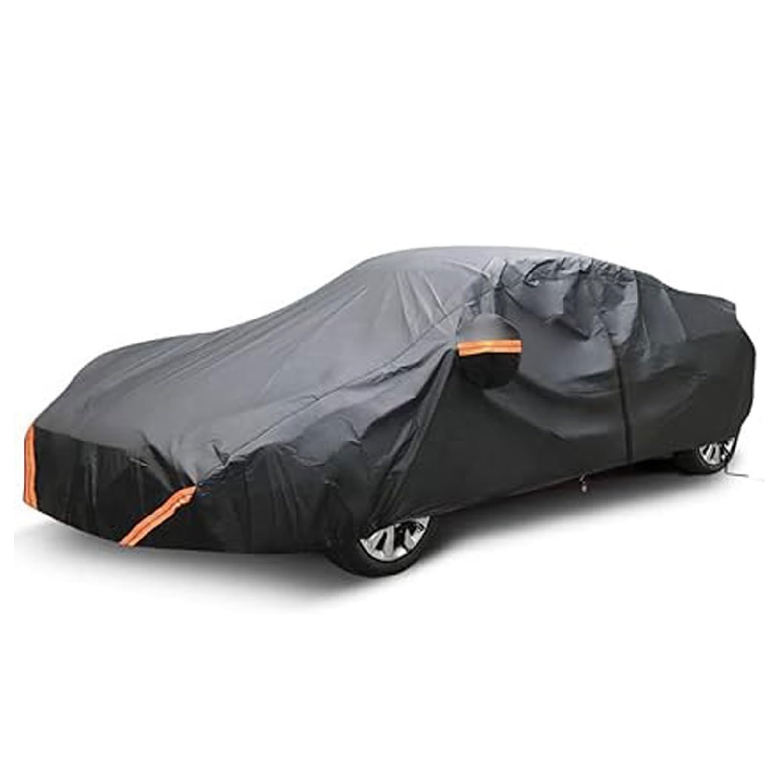 Blivysse Outdoor-Vollabdeckung für Porsche 944 Coupe, wasserdicht, staubdicht, sonnensicher, UV-beständig, mit Reflektorstreifen, Riemen für Wind(Black) von Blivysse