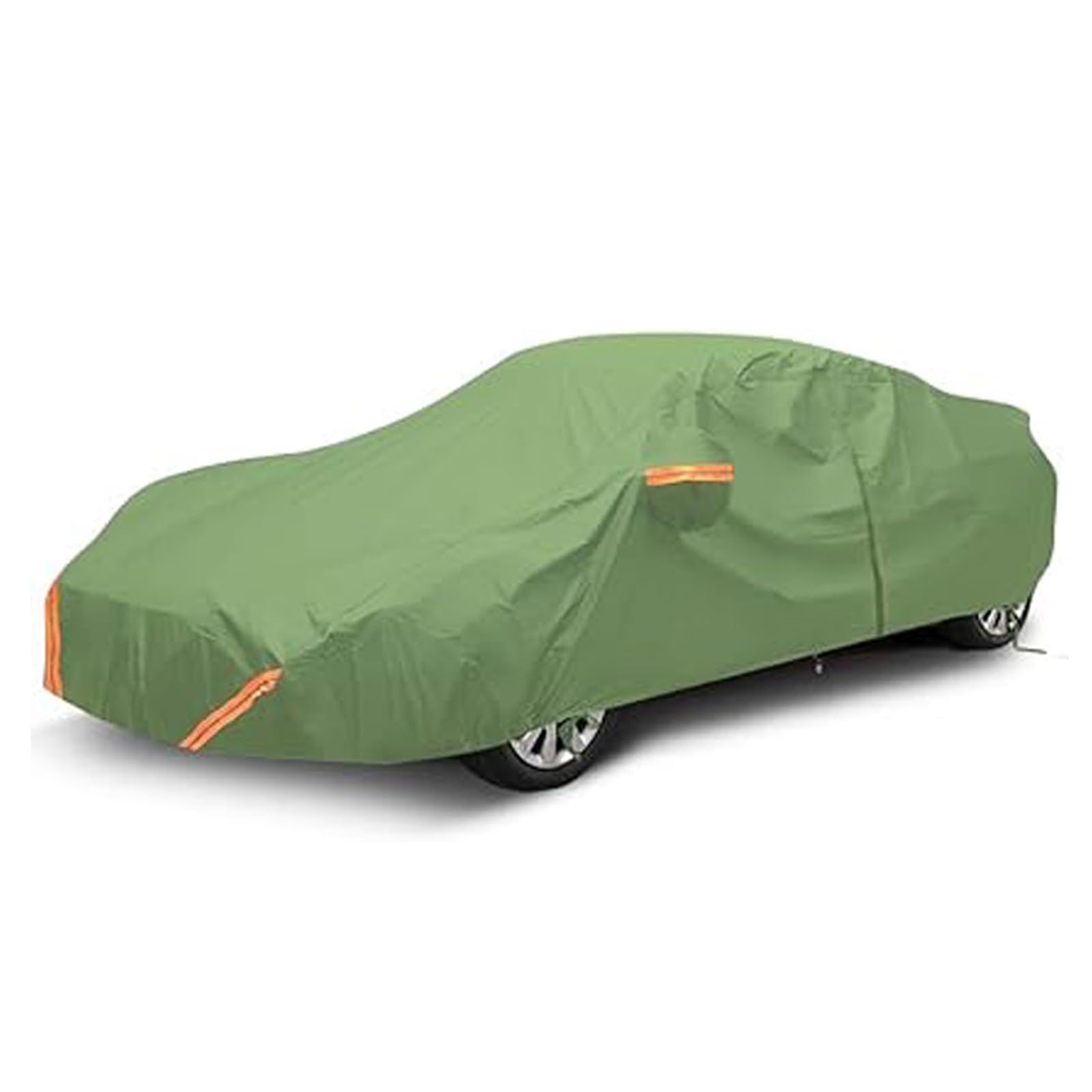 Blivysse Outdoor-Vollabdeckung für Porsche 944 Coupe, wasserdicht, staubdicht, sonnensicher, UV-beständig, mit Reflektorstreifen, Riemen für Wind(Green) von Blivysse