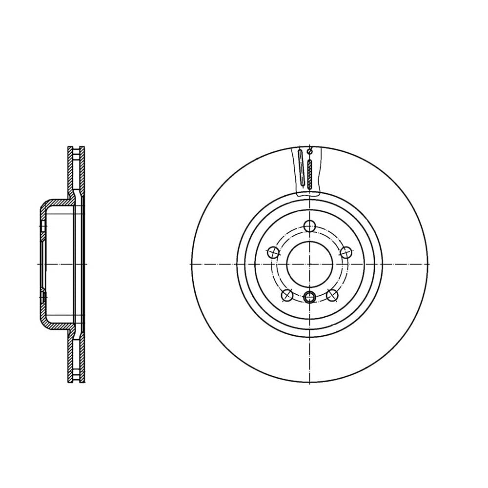 Blue Print ADBP430018 Bremsscheibensatz, 2 Bremsscheiben von Blue Print