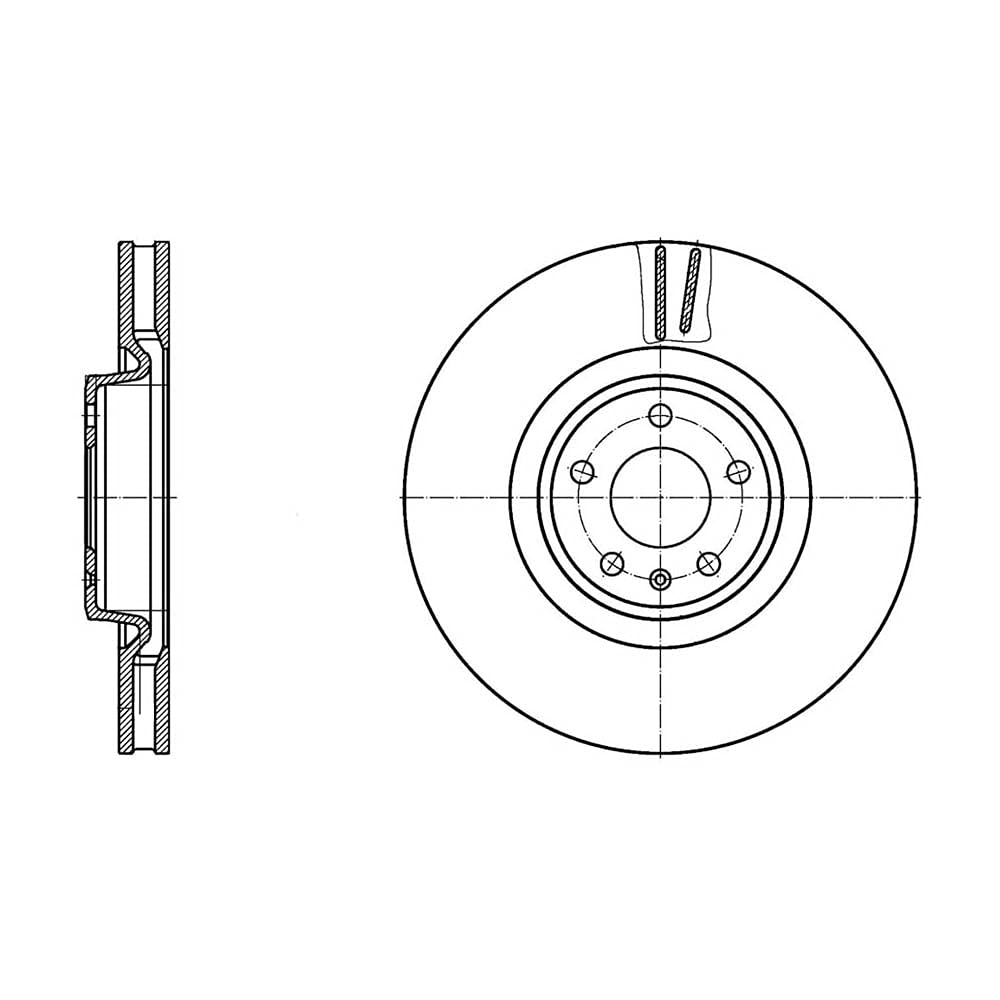 Blue Print ADBP430022 Bremsscheibe, 1 Stück von Blue Print